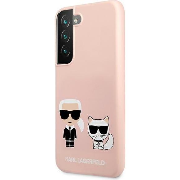 Thumbnail - Karl Lagerfeld KLHCS22MSSKCI S22 + S906 hardcase light pink (Samsung Galaxy S22+), Smartphone Hülle, Rosa