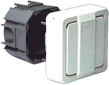 Produktbild ET COKU516/6H CEE-Luxline-Steckdose 5x16A 6h mit UP-Dose