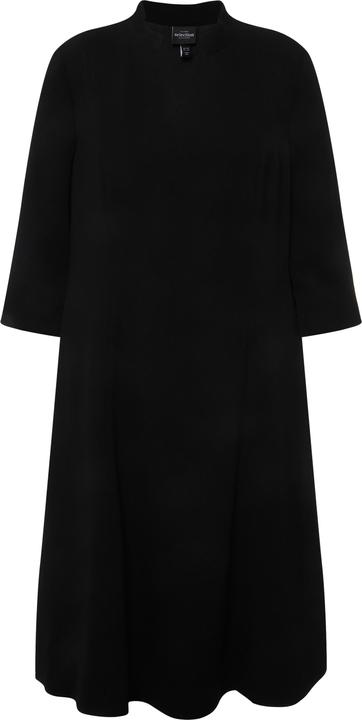 Immagine prodotto Ulla Popken Abito midi con tasche, collo alto, scollo a V e maniche a 3/4 (60)