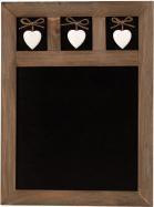 Image du produit IKO Planche de bois avec 3 coeurs 30x40cm