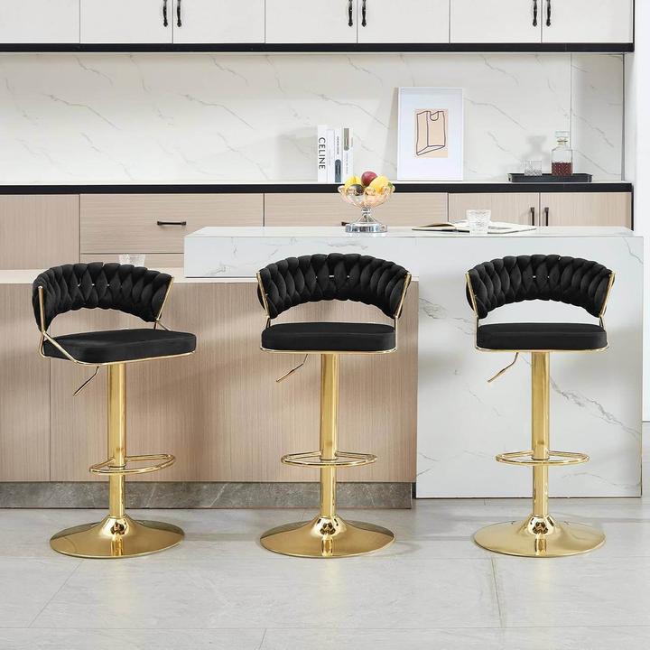 Produktbild Woltu 2x Barhocker höhenverstellbar
