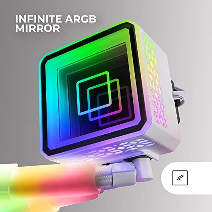 Actual product image Mars Gaming Kit Watercooling Aio Ml-Ultra RGB - 360mm (Blanc)