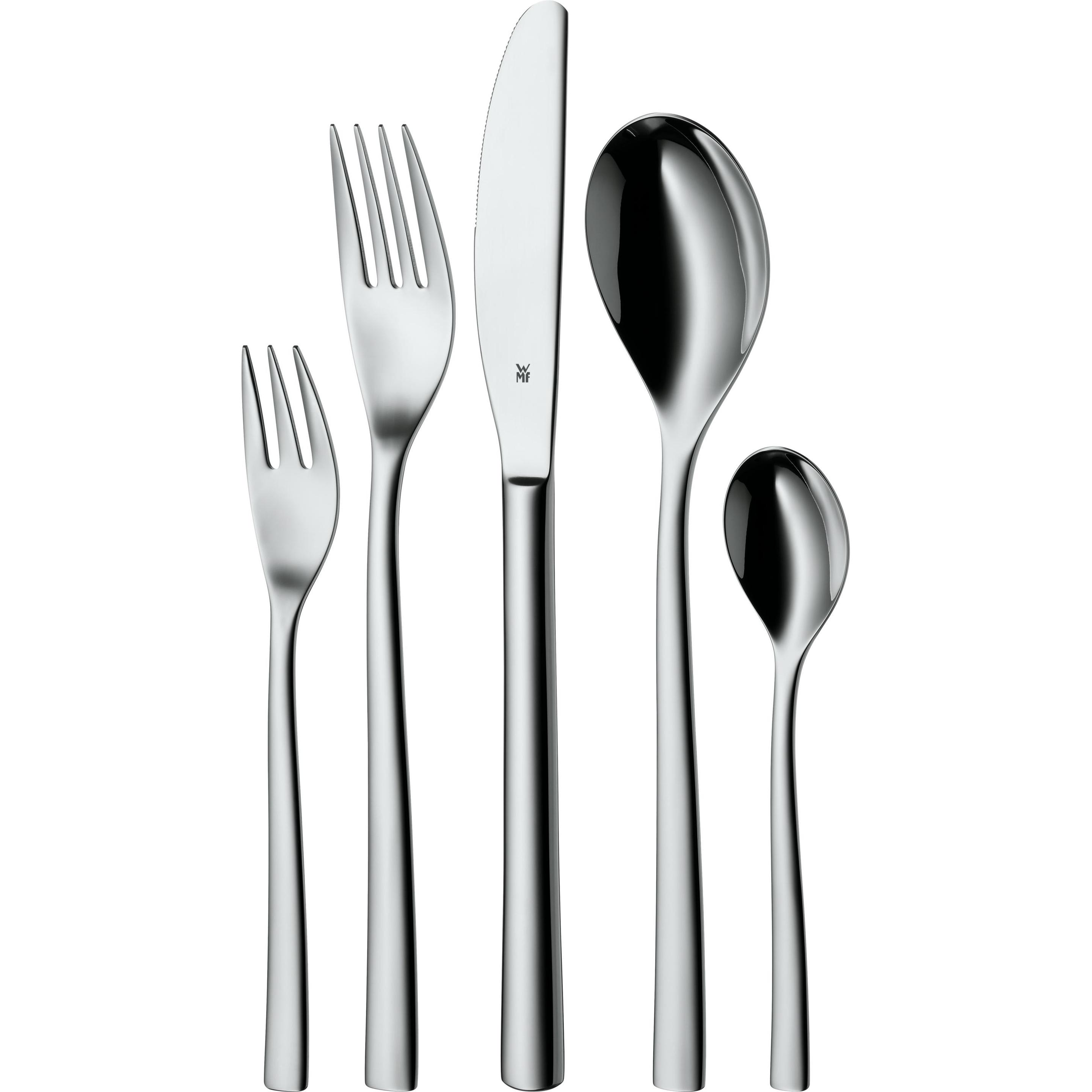 WMF Palermo Besteck-Set, 30-teilig, Besteck, Silber