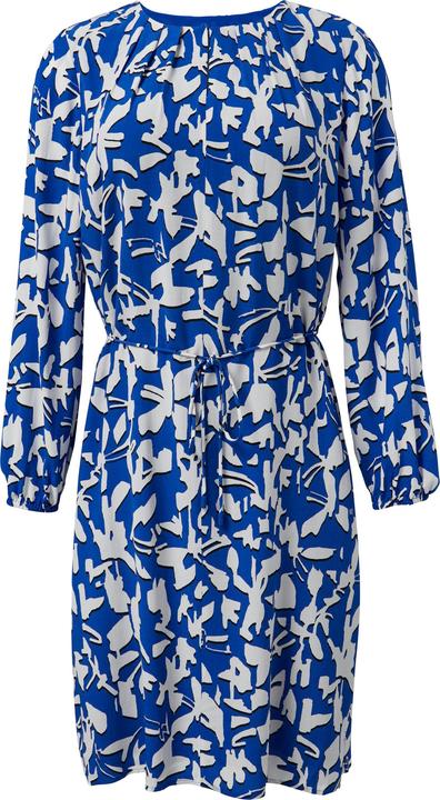 Image du produit Comma Kleid Gemustertes Midi-Kleid mit Faltenausschnitt (34)