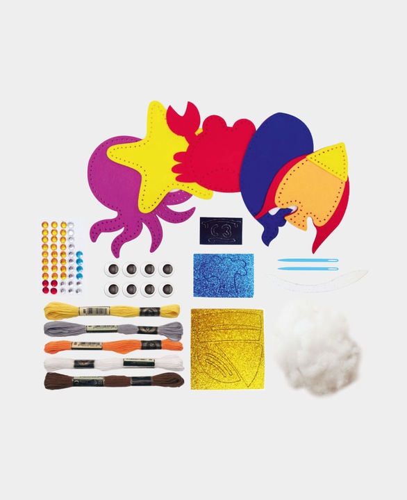 Immagine prodotto I Am Creative Set da cucito in feltro, set completo di animali