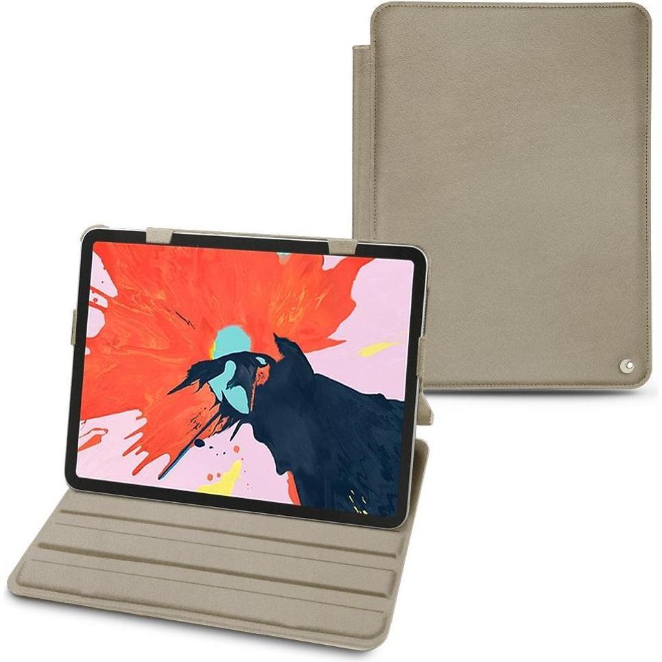 Noreve Lederschutzhülle horizontal (iPad Pro 12.9 2018 (3. Gen)), Tablet Hülle, Beige