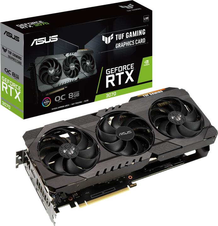 Produktbild ASUS GeForce TUF RTX 3070 O8G V2 Gaming (8 GB)