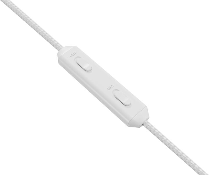 Actual product image Genesis Słuchawki SŁUCHAWKI NAUSZNE NEON 613 RGB Z MIKROFONEM PODŚWIETLENIE BIAŁE (Cable)
