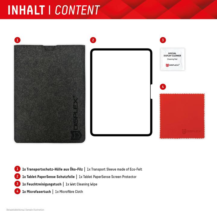 Displex Tablet Papersense, Tablet Paper Feeling Schutzfolie (1 Stück, iPad Pro 11 2024 (M4))