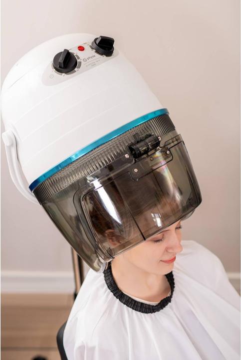 Image du produit Physa Casque sèche-cheveux - Sur pied - 1 100 W - Blanc