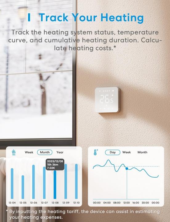 Produktbild Meross Smart Wi-Fi Thermostat