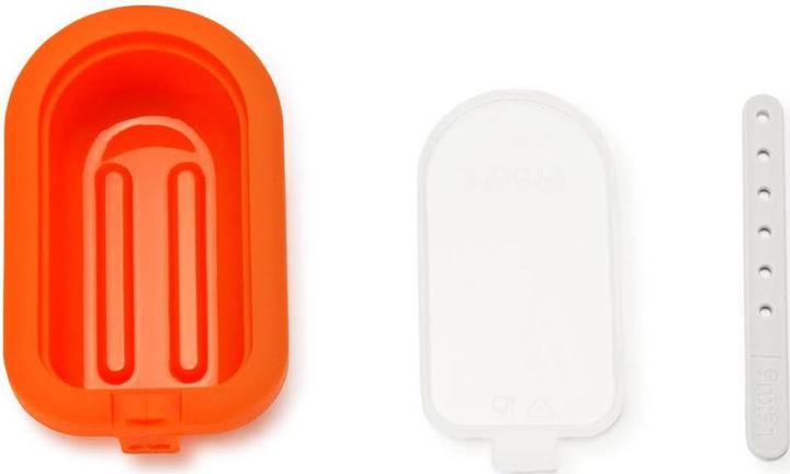 Produktbild Lékué Eis am Stiel, Lolly, stapelbar, orange