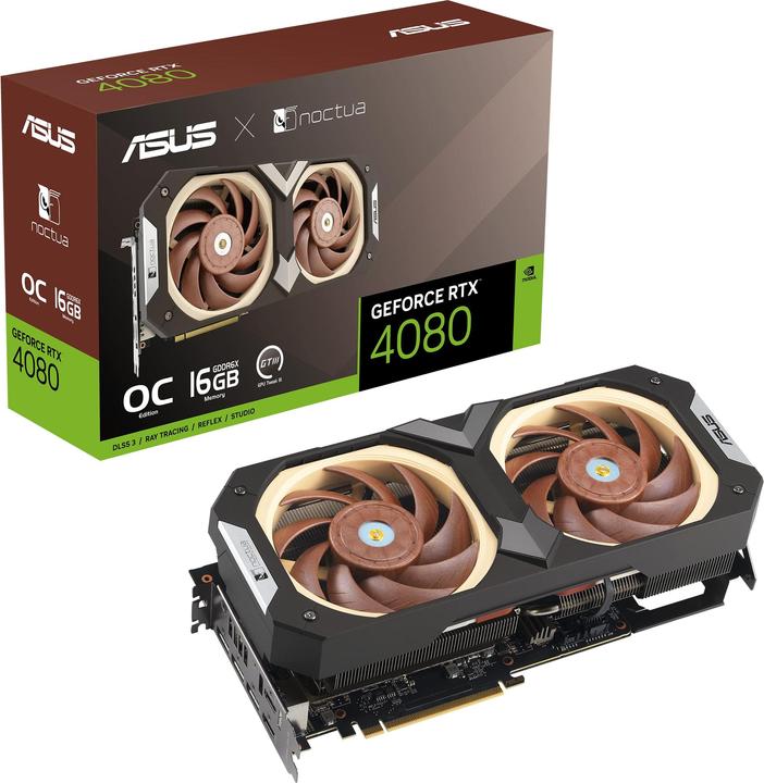 Actual product image ASUS GeForce RTX 4080 Noctua OC Edition (16 GB)