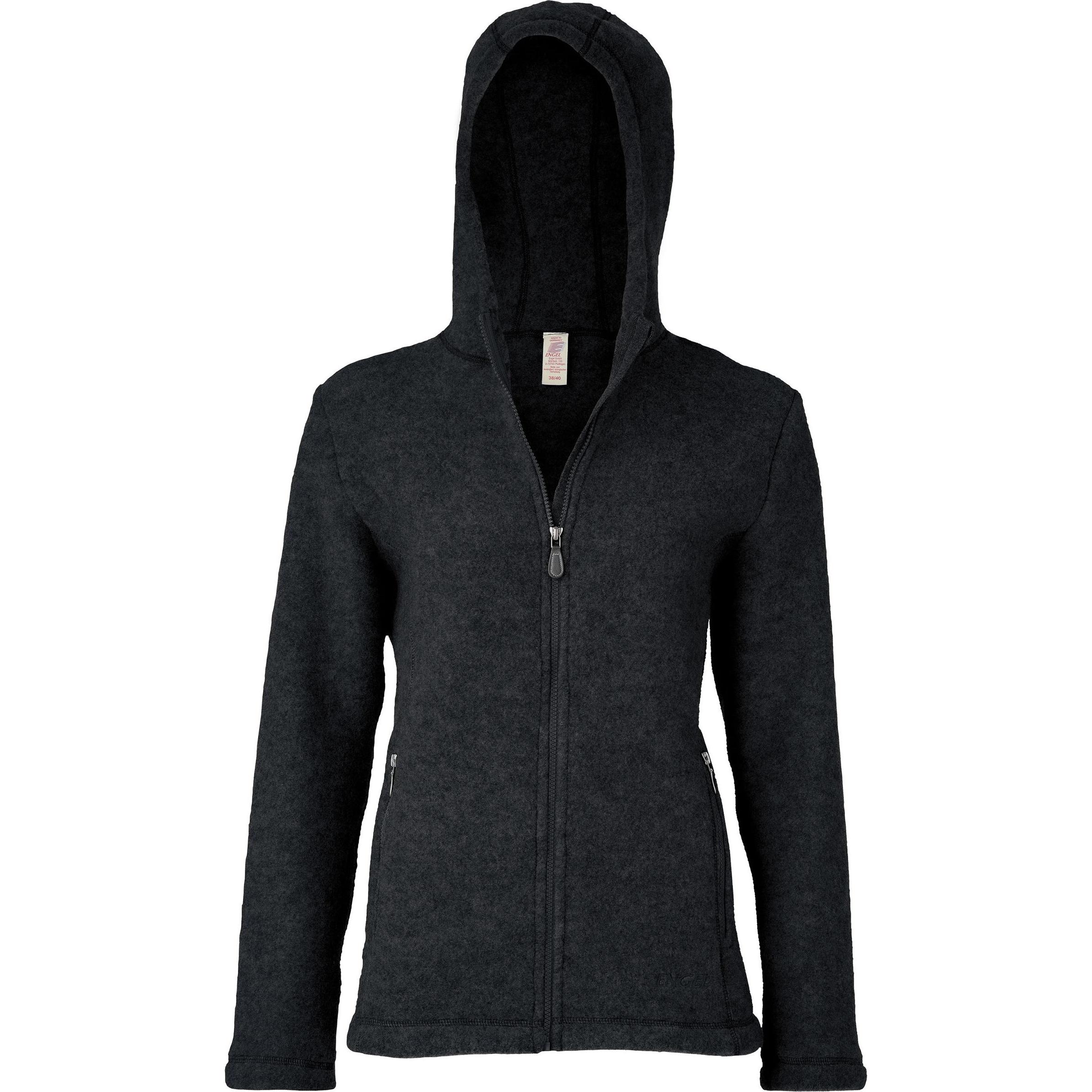 Engel, Damen, Jacke, Women's Jacke mit Kapuze (3XL, 4XL), Schwarz, 3XL, 4XL