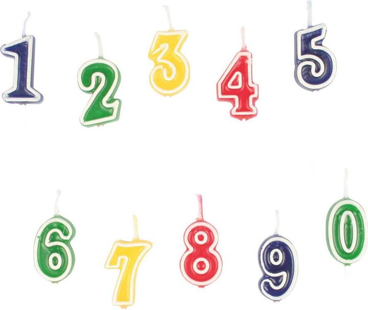 Produktbild Neutral Nummernkerzen (1 Stk.)