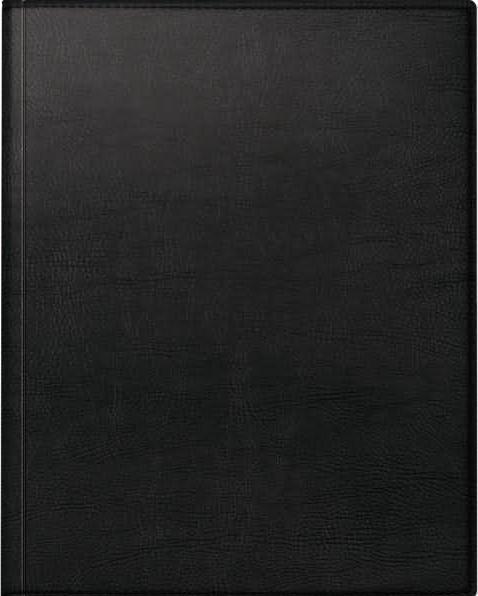 Immagine prodotto Rido Libro Calendario Manager TM 20,5x26cm 1 settimana/2 pagine similpelle nero 2025 (Inglese, Tedesco, Francese)