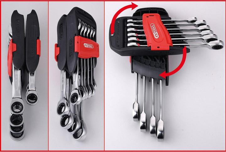 Produktbild KS Tools GEARplus 10-tlg. Ratschenringmaulschlüssel-Satz (19 mm)