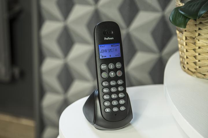 Image du produit Profoon Téléphone DECT avec 3 combinés, noir