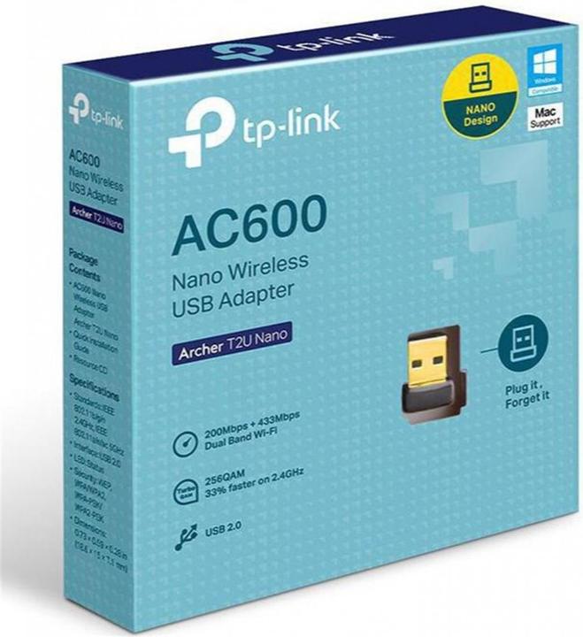 Image du produit TP-Link ARCHER T2U NANO NANO AC600 NANO (USB)
