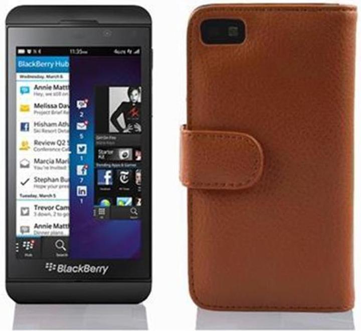 Actual product image Cadorabo Book with structure cover (Blackberry Z10)