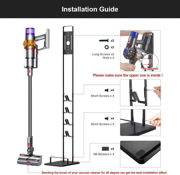 Immagine prodotto Plutoos Supporto compatibile con DysonV15s V15 V12 Slim V11 V10 V8 V7 V6