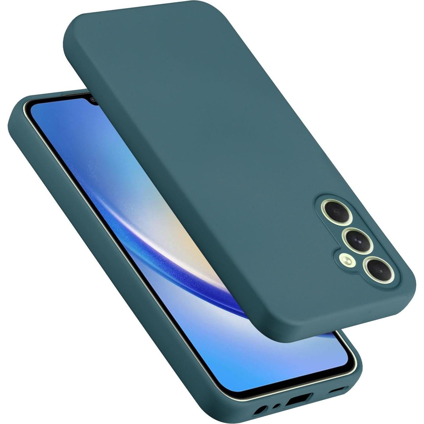 Cadorabo Hülle für Samsung Galaxy A34 5G TPU im Liquid Schutz Silikon Design (Samsung Galaxy A34 5G), Smartphone Hülle, ...