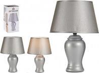 Image du produit Giftdecor lampe concave en céramique argentée