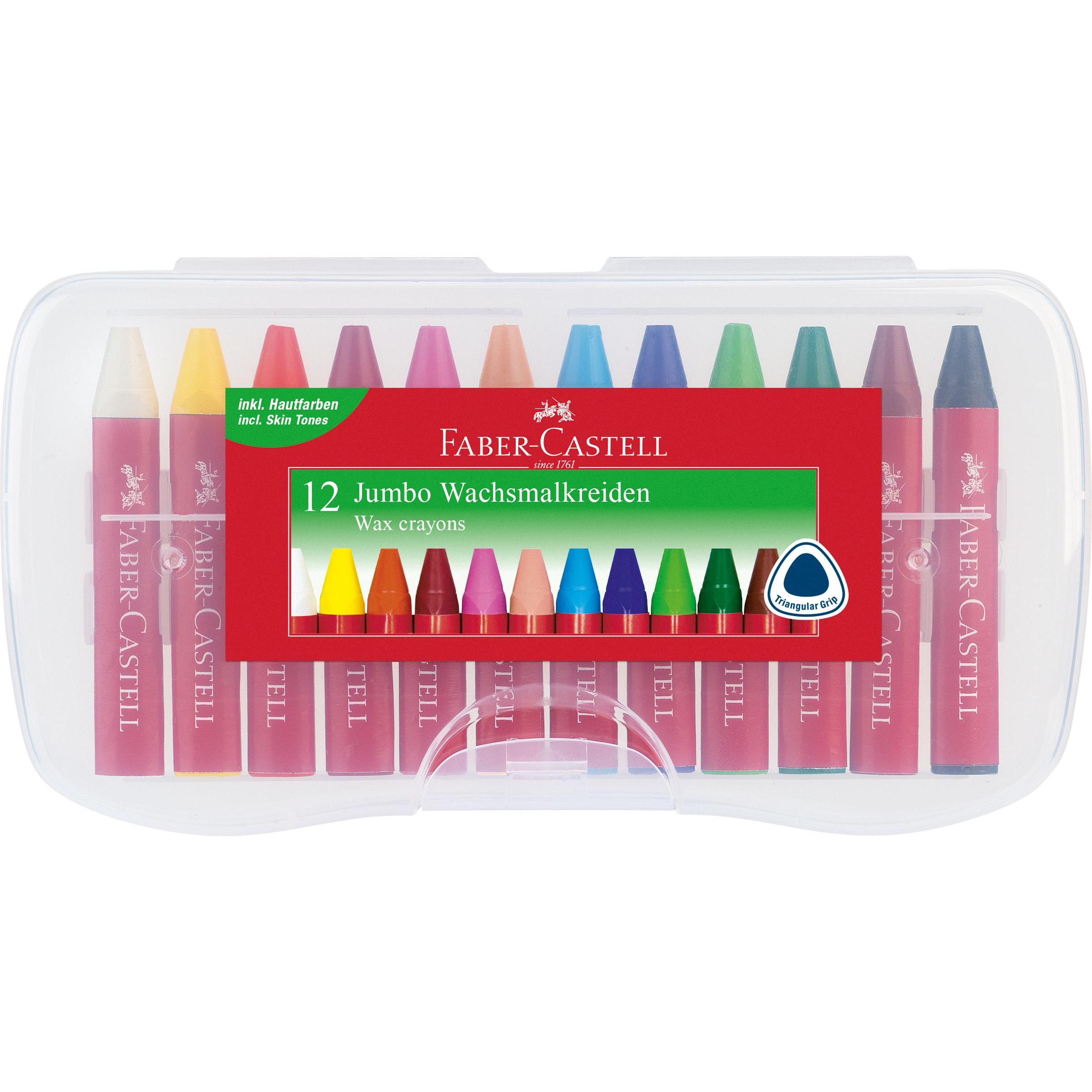 Thumbnail - Faber-Castell, Malstifte, Jumbo (Multicolor, 12 x)