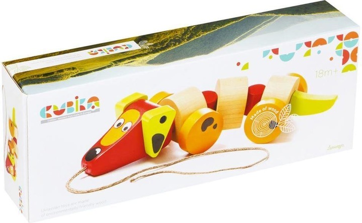 Produktbild Cubika Teckel aus HolzZiehfigur