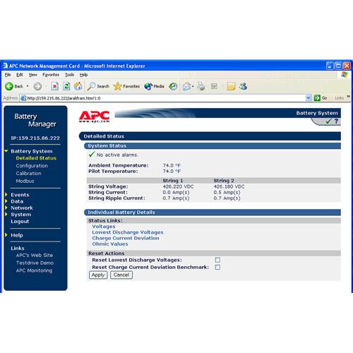 Thumbnail - APC Battery Management System, USV Zubehör