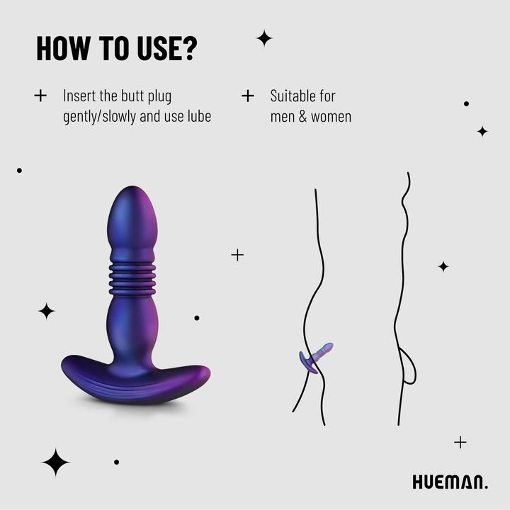 Image du produit Hueman Stossender Buttplug