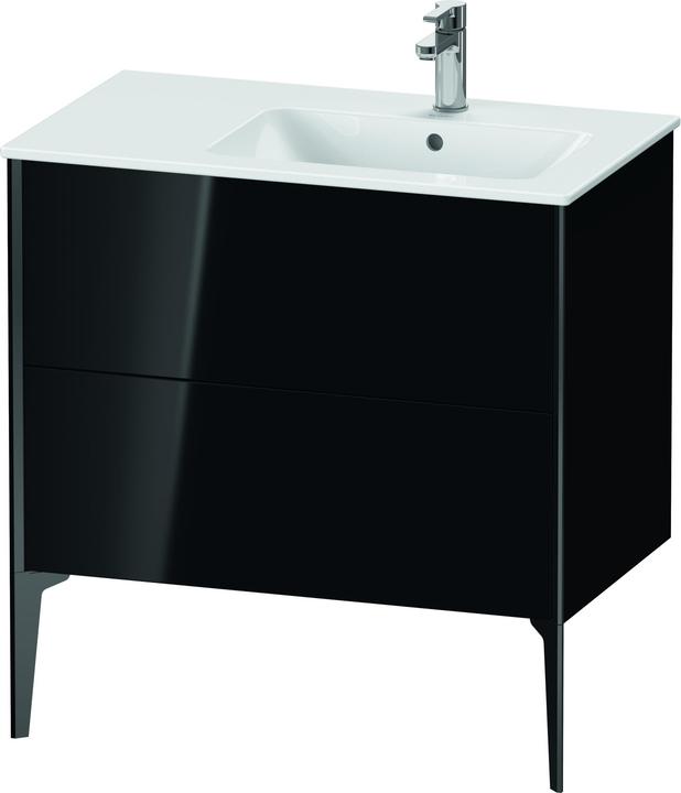 Actual product image Duravit XViu 4487 Vanity unit vertical, 2 drawers, for wash basin ME by Starck 234683 Basin right, 8 (81 x 48 x 59.5 cm)