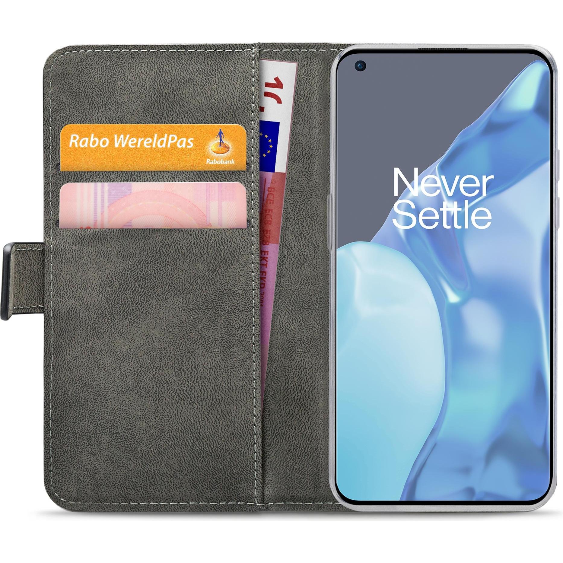 Mobilizera Mobilize Classic Gelly Wallet Book Cover Til Oneplus 9 Pro Sort (OnePlus 9 Pro), Smartphone Hülle, Schwarz