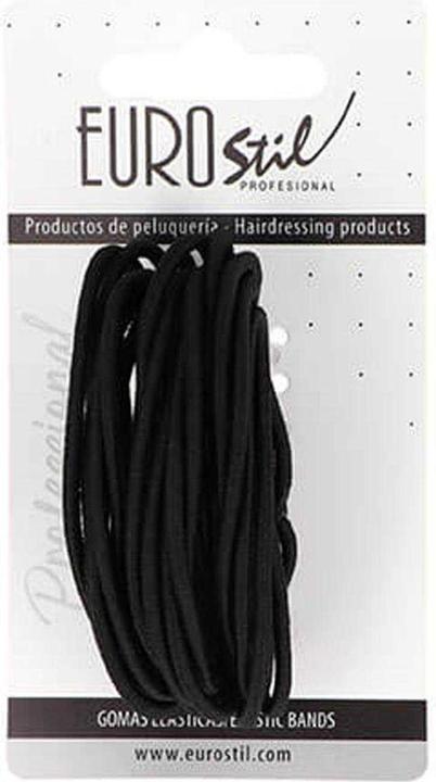Immagine prodotto Caso Cerchietti elastici per capelli Eurostil - Colore: nero (Elastico per capelli)