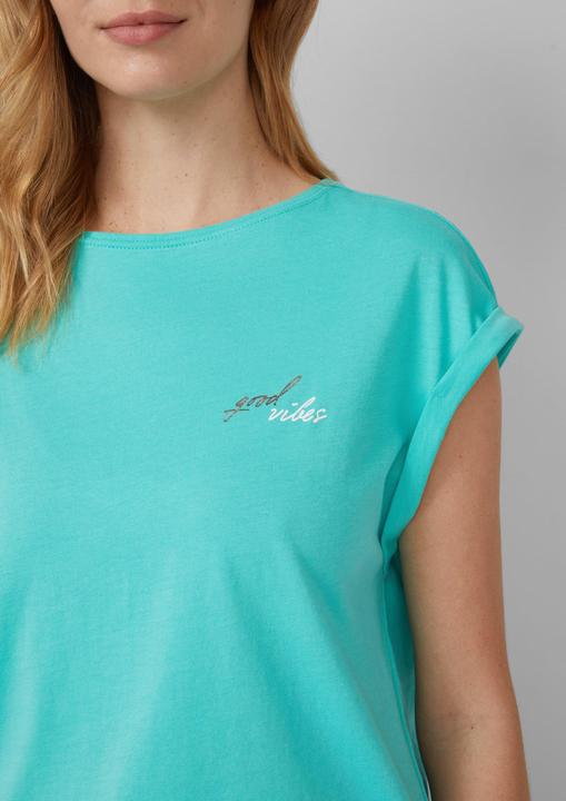 Actual product image S.Oliver T-Shirt Relaxed-Fit-Shirt mit Print und überschnittenen Schultern (36)