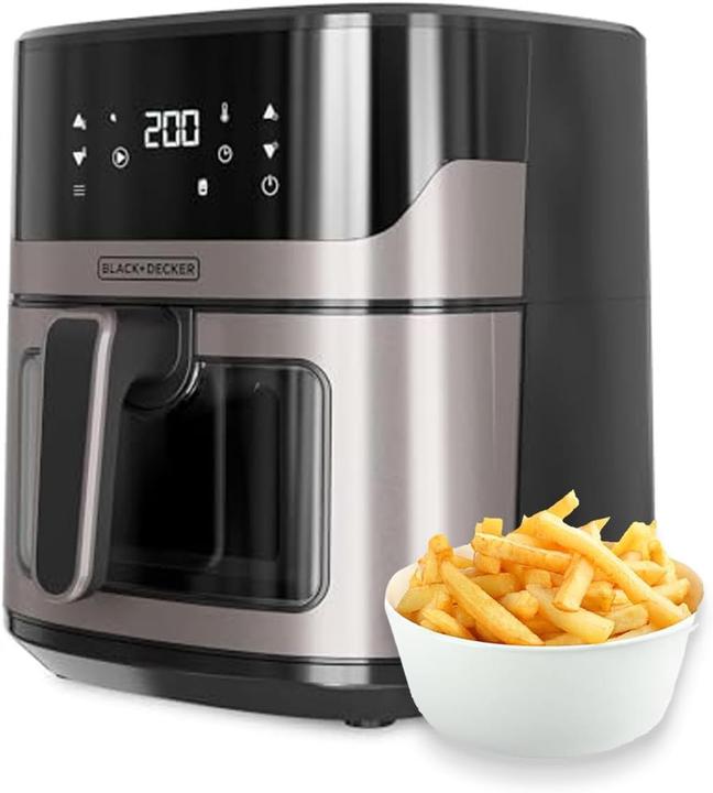 Produktbild Avilia Luftfriteuse mit Fenster, ölfrei, Timer, 1600 W, gesundes Kochen