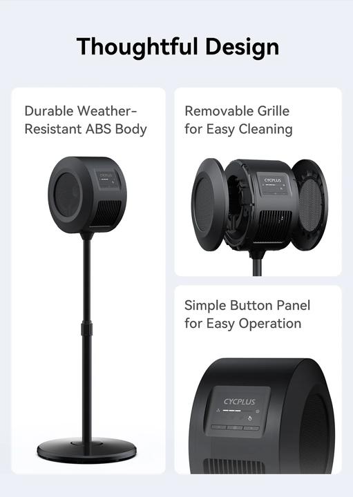 Actual product image Cycplus Indoor Cycling Fan F1