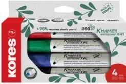 Actual product image Kores Whiteboard & flipchart marker "ECO XW2", case of 4 Wedge tip, line width: 3-5 mm, 80% recycled (4x)