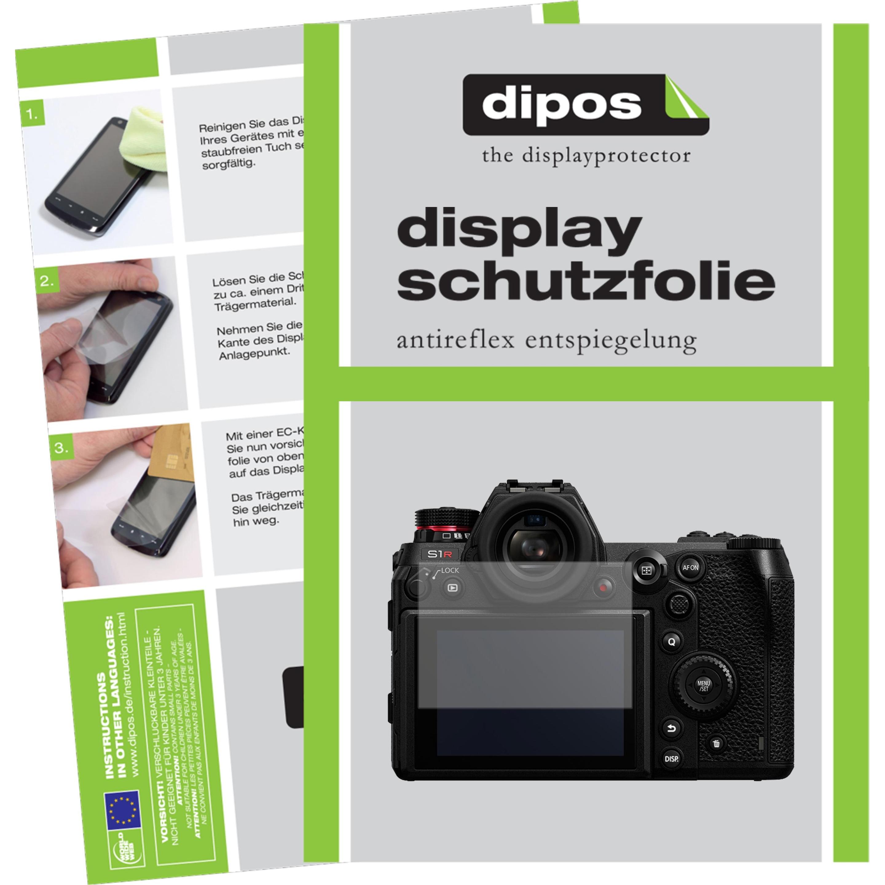 Thumbnail - Dipos Displayschutzfolie Antireflex (Displayschutz, Panasonic Lumix S1R), Kameraschutz, Transparent