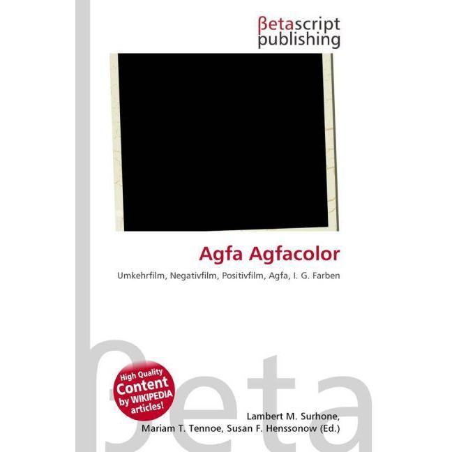 Agfa Agfacolor, Fachbücher