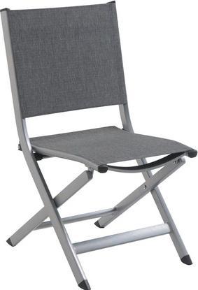 Produktbild MWH Solido Klappstuhl Aluminium/Textilene Silber