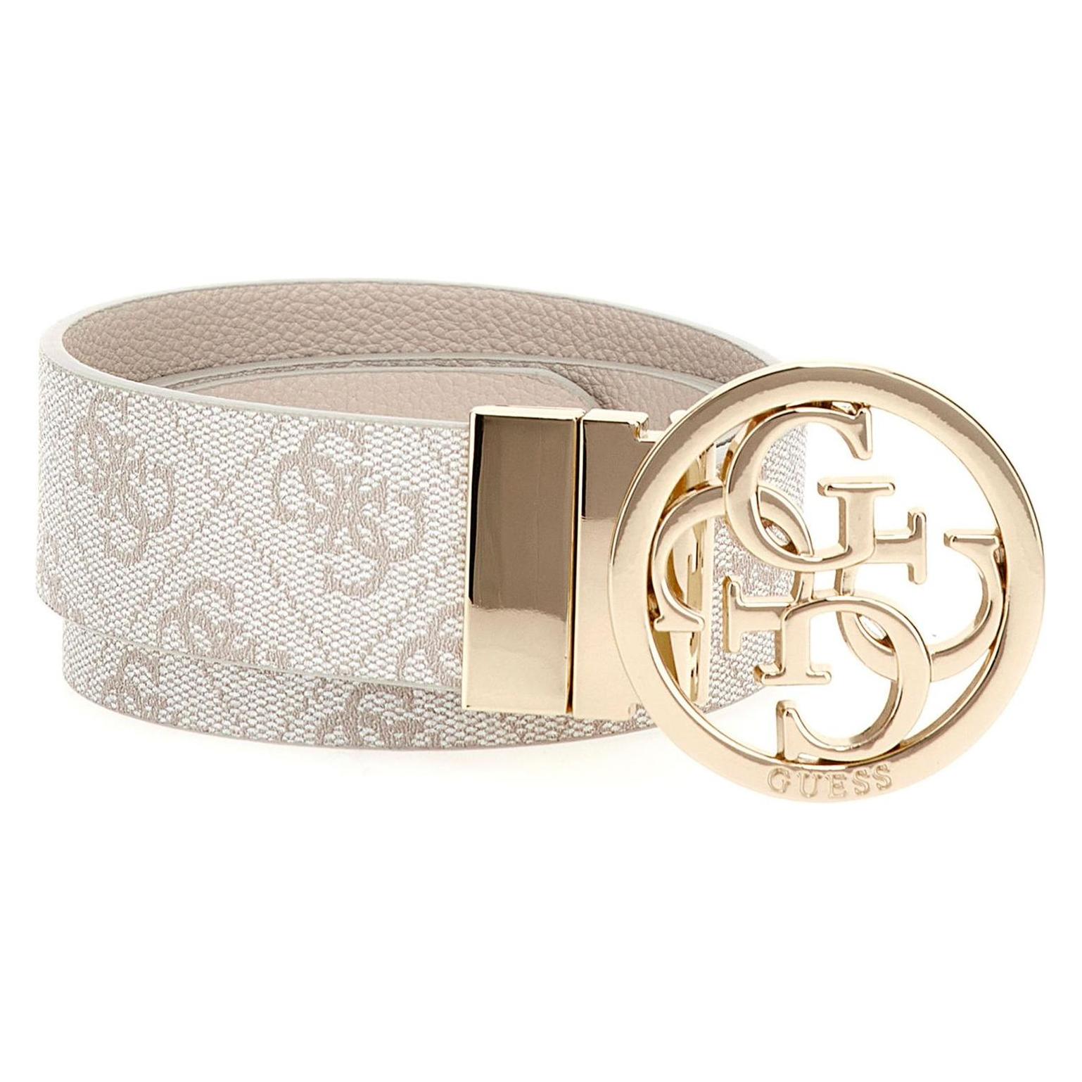 Guess, Damen, Gürtel, Noelle Nolana Belt, Beige, (75)