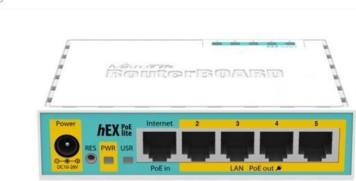 Image du produit MikroTik VPN-Router hEX PoE lite RB750UPR2
