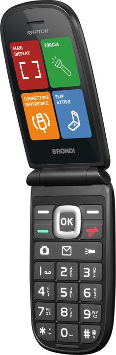 Actual product image Brondi Raptor 2.8' Dual Sim Rapid Keys (2.80", 1.30 Mpx)