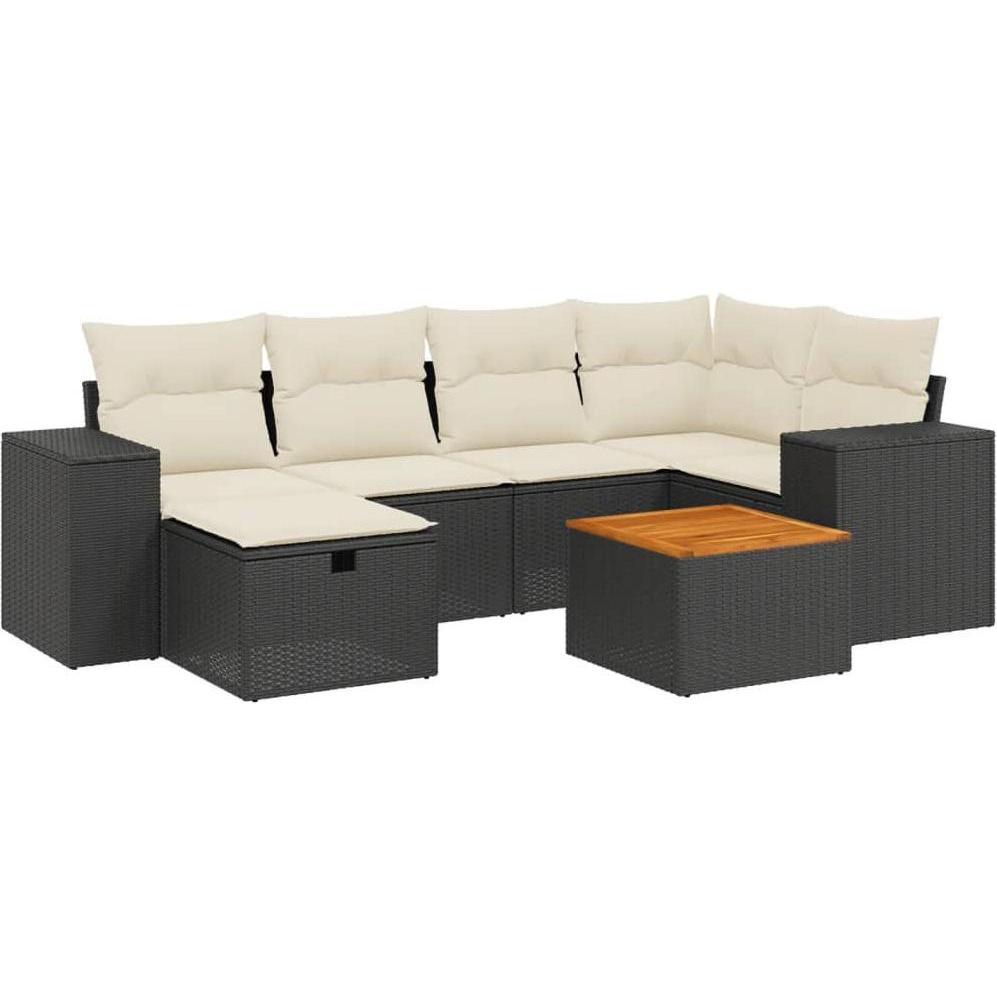 VidaXL, Gartenlounge, 10-tlg. Garten-Lounge-Set mit Kissen