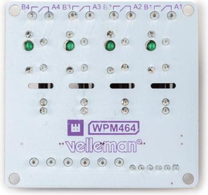Image du produit Whadda Module de relais à corps solide 4 canaux