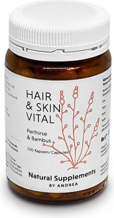 Natural Supplements by Andrea Hair & Skin Vital (100 pièce(s), Capsules, 154 g)