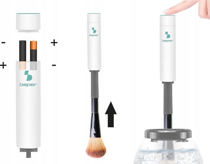 Actual product image Beper Automatic cosmetic brush cleaner P302VIS060