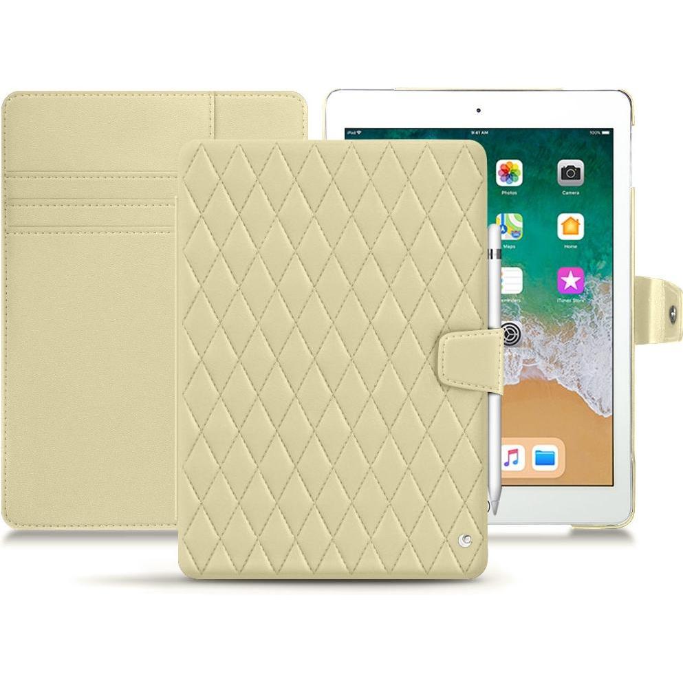 Noreve Lederschutzhülle Wallet (iPad 9.7), Tablet Hülle, Beige