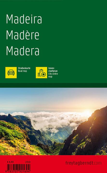 Produktbild Madeira, Strassen- und Freizeitkarte 1:75.000, freytag & berndt